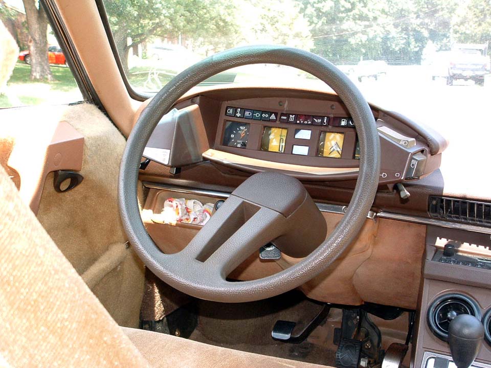 Photo of a 1977 CX Diesel sedan instrument cluster
