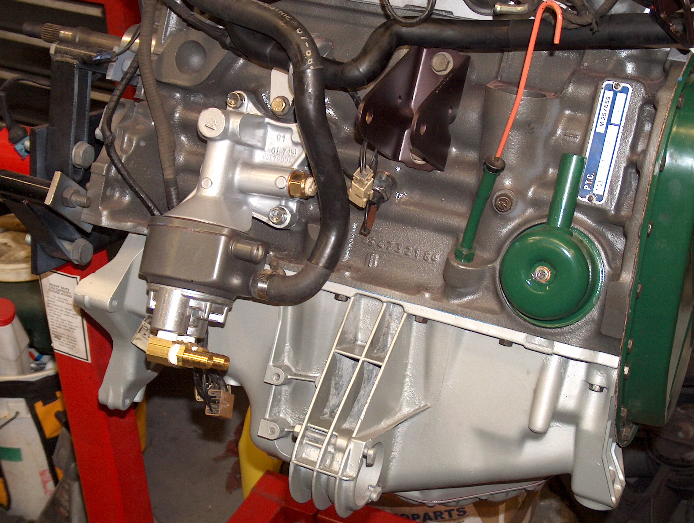 Prepared oil filter hose fittings